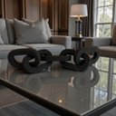 Ver imagem 2 de Escultura Decorativa Corrente em Resina com Textura de Madeira