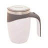 Caneca Mixer de Aço Inox C/ Tampa Branca 440ml 2899 Lyor - 1
