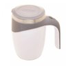 Caneca Mixer de Aço Inox C/ Tampa Branca 440ml 2899 Lyor - 3