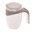 Ver imagem 3 de Caneca Mixer de Aço Inox C/ Tampa Branca 440ml 2899 Lyor
