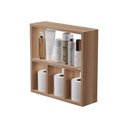 Ver imagem 1 de Nicho Decorativo Organizador para Banheiro Freijó 40cm Nancy
