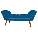 Ver imagem 4 de Recamier Sofá Divã Namoradeira Sienna 90cm Solteiro Suede