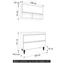 Ver imagem 4 de Armário de Cozinha Nichos Cp01 para Pia 100cm Z34 Freijó/grafite - Mpozenato