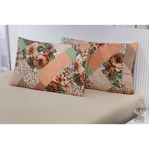 Jogo Lençol Casal Super King Size (2,00m x 2,00x 50) 3 Peças 150 Fios 100% Algodão