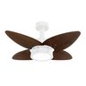 Ventilador de Teto Aspen LED Venti-delta 3000k Branco 4Pás Imbuia 220V+Controle - 1