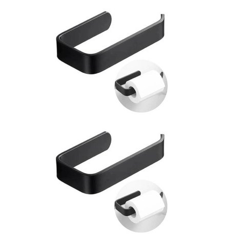 Kit 2 Portas Papel Higiênico Parede Acrílico Banheiro