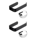 Ver imagem 1 de Kit 2 Portas Papel Higiênico Parede Acrílico Banheiro