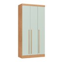 Ver imagem 1 de Guarda-Roupa Modulado 3 Portas 2 Gavetas Infinity Marrom/Cedro/Pistache Line