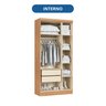 Guarda-roupa Modulado 3 Portas 2 Gavetas Infinity - 6
