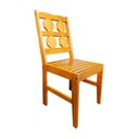 Ver imagem 3 de Conjunto 2 Cadeiras Cozinha Sala de Jantar Madeira Envernizada