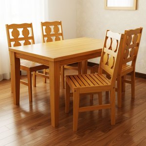 Conjunto 2 Cadeiras Cozinha Sala de Jantar Madeira Envernizada