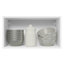 Ver imagem 4 de Armário De Cozinha Aéreo 100% MDF 60 cm 1 Porta Basculante Branco Brilho Acordes Madesa