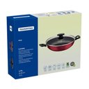 Ver imagem 2 de Panela Wok Loreto Vermelha 28 Cm 3,3 L em Alumínio com Revestimento Antiaderente Starflon Tramontina