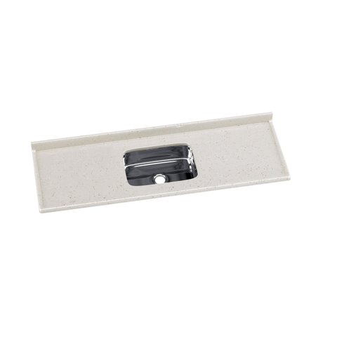 Pia de Cozinha Mármore Sintético Cuba de Aço Inox 160CMX55CM Gelo Aj Rorato