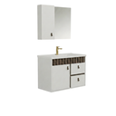Ver imagem 1 de Conjunto Gabinete de Banheiro Laura Suspenso 60cm