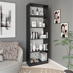 Kit 3 Estantes para Livros Multiuso 5 Nichos 175cmx156cm Montreal Yescasa - 7