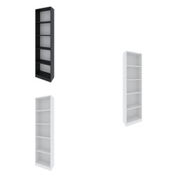 Kit 3 Estantes para Livros Multiuso 5 Nichos 175cmx156cm Montreal Yescasa - 5