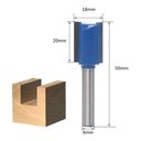 Ver imagem 2 de Fresa Reta Para Tupia Haste 6mm Corte 18mm X 20mm