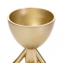 Ver imagem 3 de Vaso Decorativo Bob Robert Planta em Poliresina Dourado 14,5x11x10 cm - D’Rossi