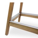 Ver imagem 4 de Mesa Bistrô Redonda Encanto com Vidro - 3371 Mmj-nc Nc-amendoa/vidro Branco