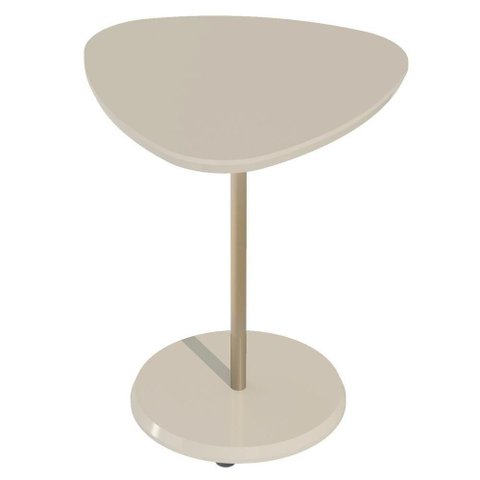 Mesa Apoio Alta Mdf para Sala de Estar 51 Cm 4695 Off White Arly
