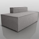 Ver imagem 5 de Sofá Ilha Pequeno Decorativo de Luxo Moderno Reforçado Linho Mileto