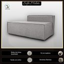 Ver imagem 3 de Sofá Ilha Pequeno Decorativo de Luxo Moderno Reforçado Linho Mileto