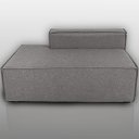 Ver imagem 4 de Sofá Ilha Pequeno Decorativo de Luxo Moderno Reforçado Linho Mileto