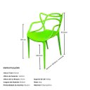 Ver imagem 7 de Kit 6 Cadeiras Allegra Preta Empilhável para Sala de Jantar , Cozinha e Varanda