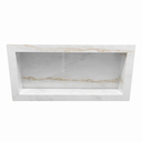Ver imagem 1 de Nicho de Imbuir 60x40x10 Suporte para Shampoo Nicho Banheiro:calacata