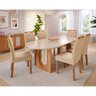 Conjunto de Jantar Mesa Valentina 2,10 Oval com 6 Cadeiras Paola Wood Cinamomo/off/mad/nude Cimol Me - 3