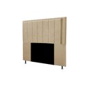 Ver mais imagens de Cabeceira Opala Cama Box Casal 140cm Linho - SSX Multicoisas Bege Dourado