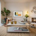 Ver imagem 1 de Mesa Centro Mdf Cinza Sala Mesinha Sofa Industrial Pequeno Rustica Moderna Retangular Baixo Pequena