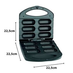 Crepeira Elétrica Antiaderente 110v 6 Cavidades - 3