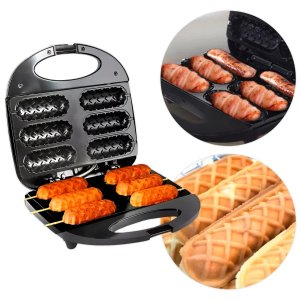 Crepeira Elétrica Antiaderente 110v 6 Cavidades