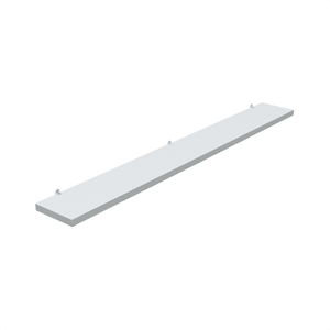 1 Prateleira Branca 80X10 Com Suporte Flutuante Mdf  Organizadora Decoração Cozinha Quarto Banheiro