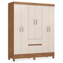 Ver imagem 1 de Guarda Roupa Casal 06 Portas 62920 Amendola Off White Demobile Amendola Off White