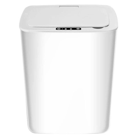 Lixeira Automática 14L Cesto de Lixo com Sensor Inteligente para Cozinha Banheiro Casa Moderna