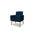 Ver imagem 2 de POLTRONA NINA DECORATIVA SALA E ESCRITORIO:azul marinho