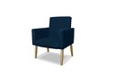 Ver imagem 2 de POLTRONA NINA DECORATIVA SALA E ESCRITORIO:azul marinho
