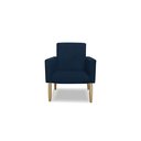 Ver imagem 3 de POLTRONA NINA DECORATIVA SALA E ESCRITORIO:azul marinho