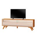 Ver imagem 1 de Rack Viena 2 Gavetas C/led 180 Mavaular Naturalle/off White