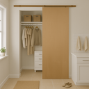 Ver imagem 1 de Porta de Correr Verniz com Kit Alumínio Colorido