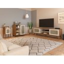 Ver imagem 1 de Conjunto Sala Charlotte: Rack 4675 + Buffet 4676 + Mesa 4677