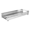 Ver imagem 1 de Bandeja com Espelho Marbella 32cm X 12,5cm X 5cm Prateada Metal - Wolff
