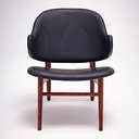 Ver imagem 1 de Poltrona Easy Chair Base Tabaco em Couro Ecológico e Natural ou Tecido Várias Cores - Artesian