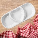 Ver imagem 5 de Petisqueira Travessa Coração de Cerâmica Branca Class Home 12×28,5×3,5cm