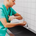 Ver imagem 5 de Torneira Clinica Hospitalar Mesa Alta em ABS Preto Blukit