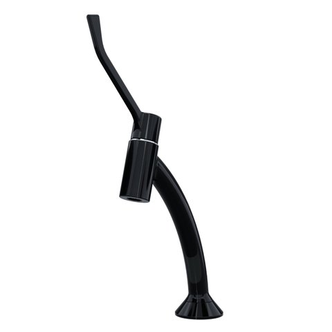 Torneira Clinica Hospitalar Mesa Alta em ABS Preto Blukit