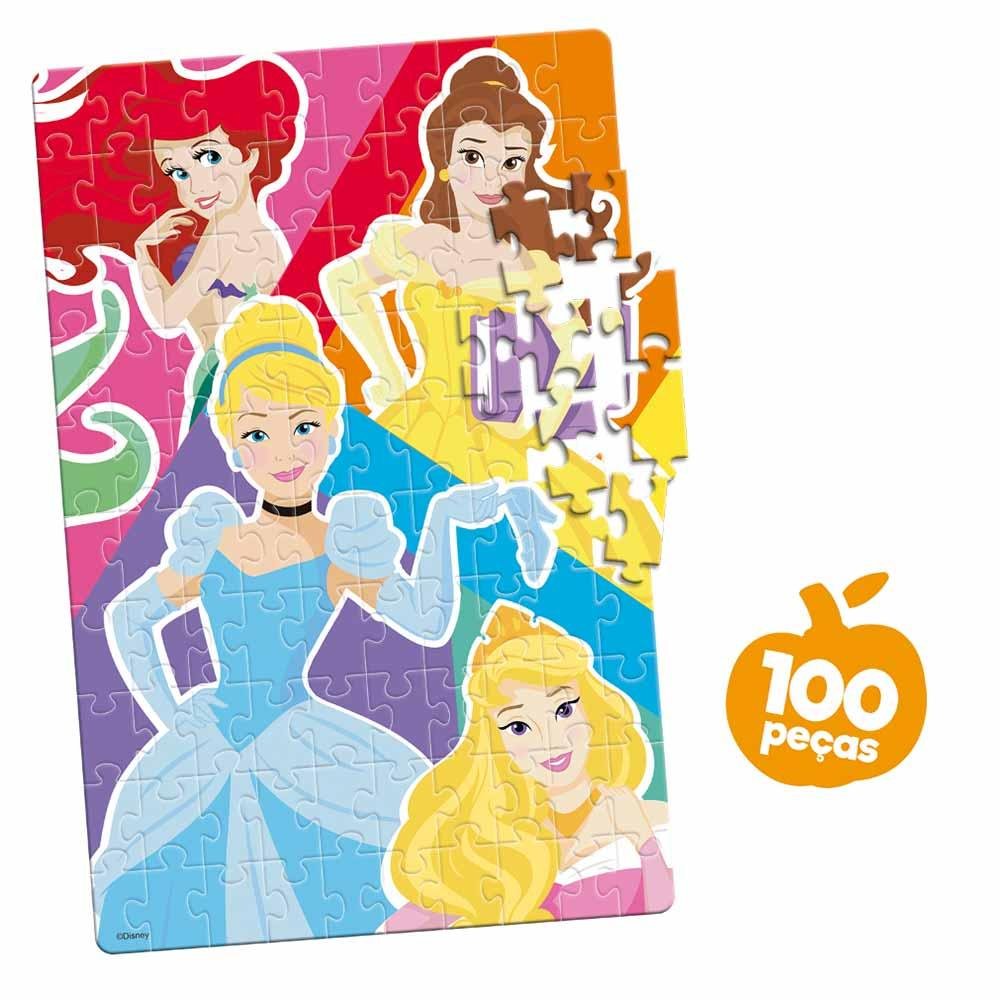 Brinquedo Infantil Quebra-Cabeça Disney Princesas Toyster